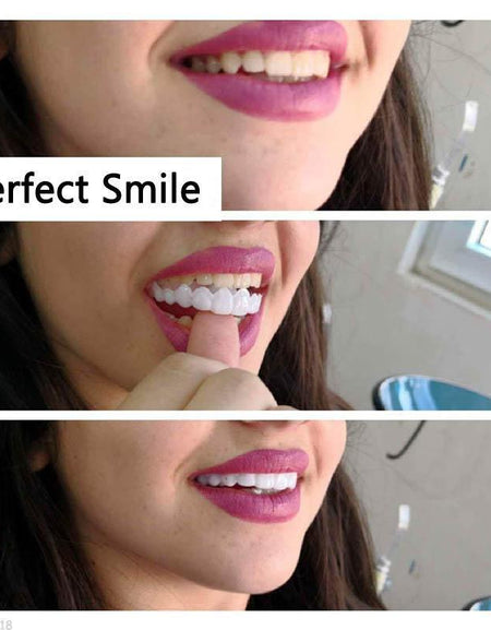 Cosmetic Dentistry Snap On Smile Instant Smile Comfort Fit Flex Cosmetic Teeth One Size Fits Most Comfortable Denture Care - ZefTe