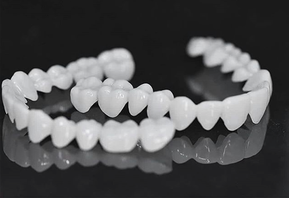 Get best Comfort Fit Flex White Fake Teeth Cover Top Veneer Denture Dental Kit
